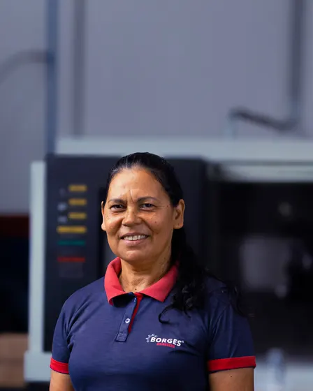 Integrante da equipe Borges Usinagens