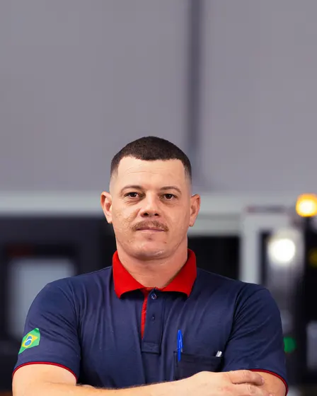 Integrante da equipe Borges Usinagens