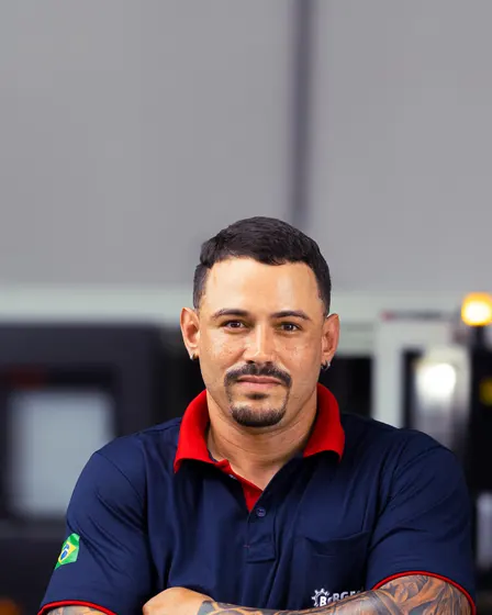 Integrante da equipe Borges Usinagens
