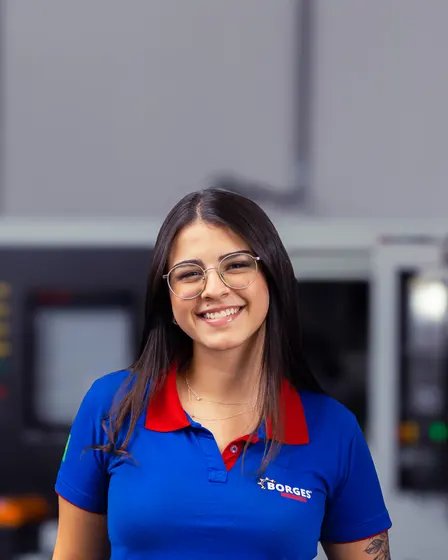 Integrante da equipe Borges Usinagens