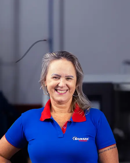 Integrante da equipe Borges Usinagens